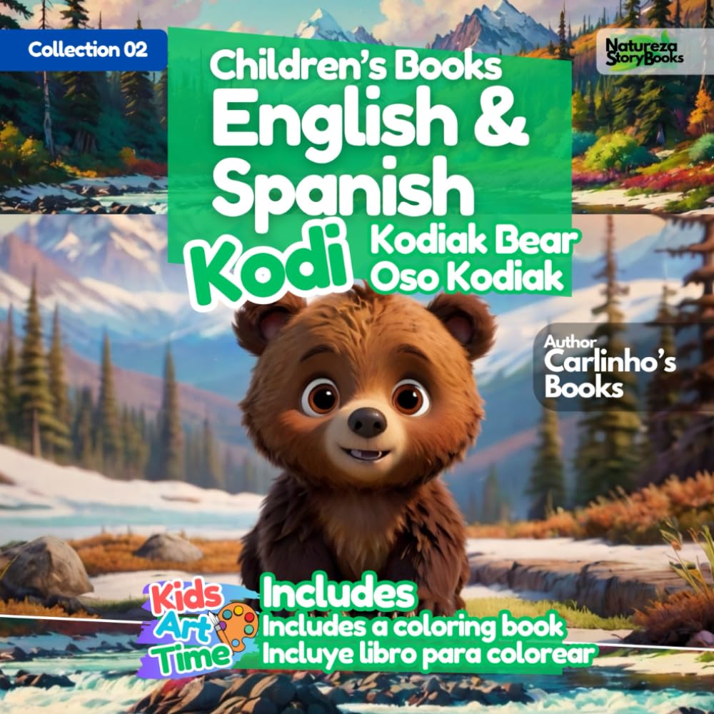 Collection 02 – Children's Books English & Spanish Kodiak Bear / Oso Kodiak
