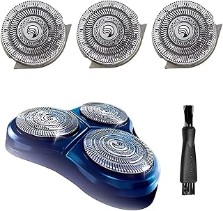 Hq9 Replacement Heads Compatible with Philips Norelco Speed XL Replacement Heads for Philips Shaver SpeedXL Series 8140XL 8240XL 8150XL 8160XL 8170XL,HQ9 Replacement Blades,Upgraded Shaving Heads 3pcs