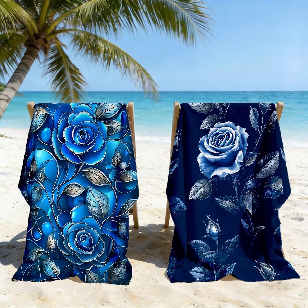 Toalla Playa 90x200 cm, Toalla Gimnasio Microfibra Secado Rapido, Juego de 2 Antiarena Toallas de Playa, Ligera Compacta Toallas Microfibra Grande para Viaje, Regalo Hombre Regalo Mujer (Rosa) -4259