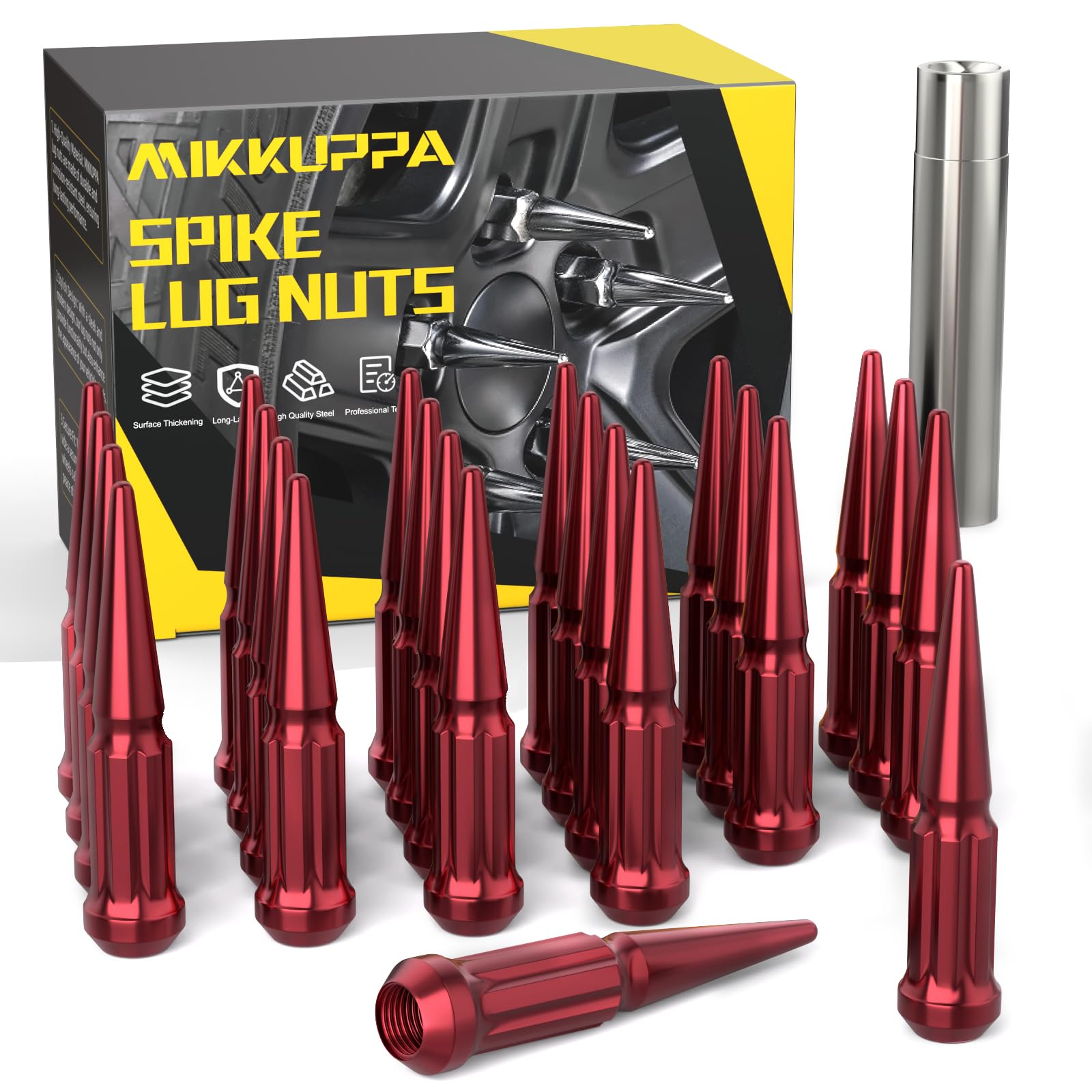 G-RAP 12インチ　BATTLECAT / STONE COLD NUT 14x2.0 MM 124MM LONG CNC MACHINED FORGED STEEL EXTENDED