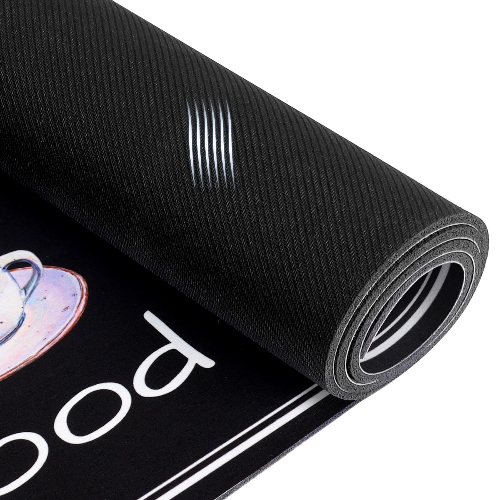 Küchenmatten-Set mit 2 rutschfesten, dicken Küchenteppichen und -matten für den Boden, Komfort, Standmatten für Küche, Spüle, Wäsche, 43,2 x 119,4 cm + 43,2 x 71,1 cm