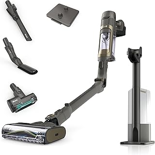 Shark PowerDetect Clean & Empty Cordless Vacuum Cleaner with Suction Station, Up to 70 Minutes Runtime, Wireless, Self-Draining for Pet Hair, Allergy Sufferers, Carpets and Hard Floors, with LED Light, IP3225EUT