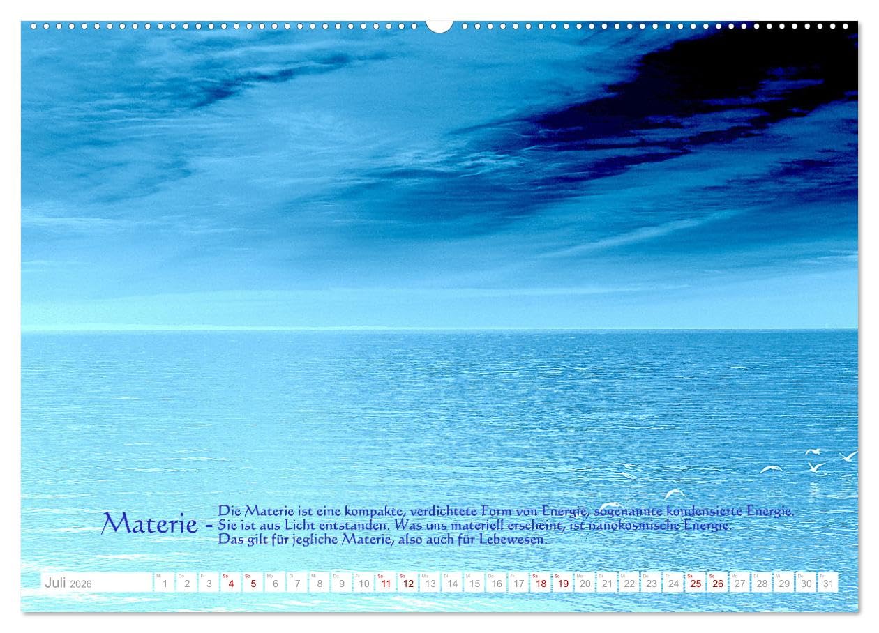 Vermeintliche Gottesbeweise - Nachdenk-Kalender (hochwertiger Premium Wandkalender 2026 DIN A2 quer), Kunstdruck in Hochglanz: Es gibt bisher keine ... werden, sondern nur da. (CALVENDO Glaube)