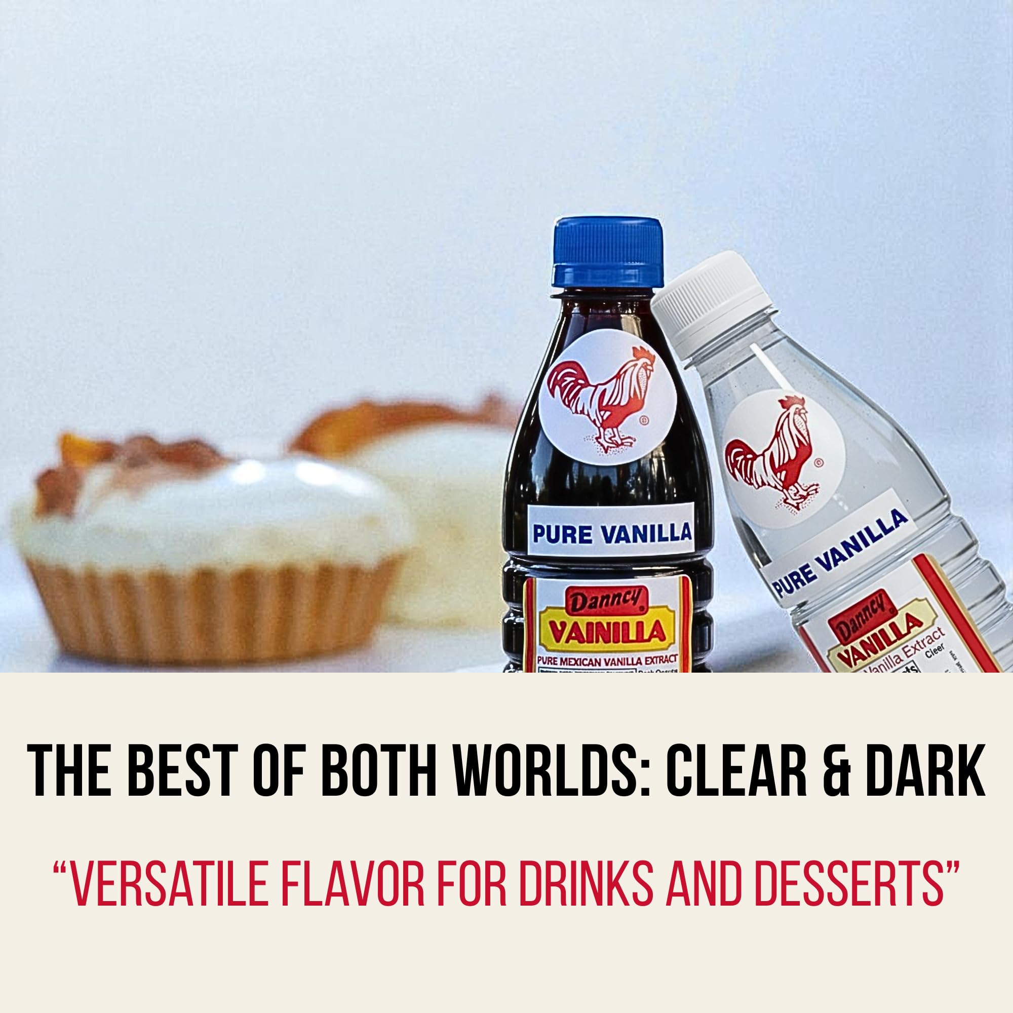 Amazon.com: Danncy Vanilla 2 Pack – 12 oz Dark & 12 oz Clear
