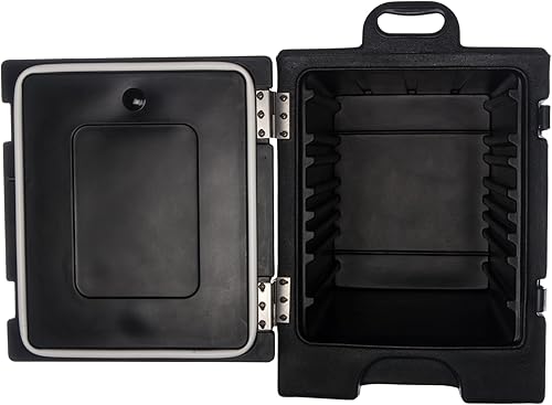 Miniatura 10 de Transportadora de bandeja de alimentos Carlisle Cateraide con aislamiento con carga frontal con capacidad para 5 bandejas Negro 1