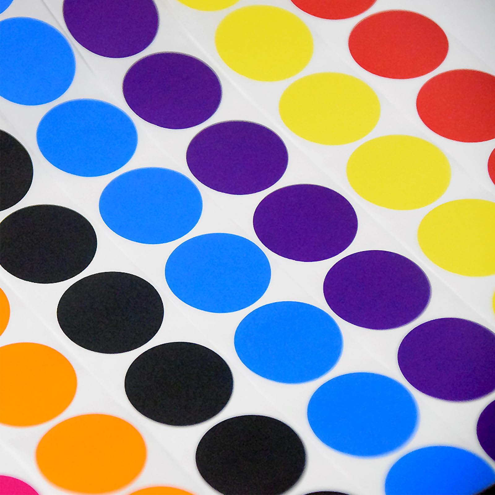 Adesivi rotondi da 25 mm per codifica a colori