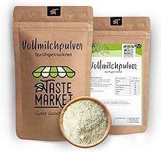 Whole Milk Powder 1 kg | 26% Fat | Dry Milk Spray Dried | Milk Powder Whole Milk | Ideal for Travel & Emergency Reserve