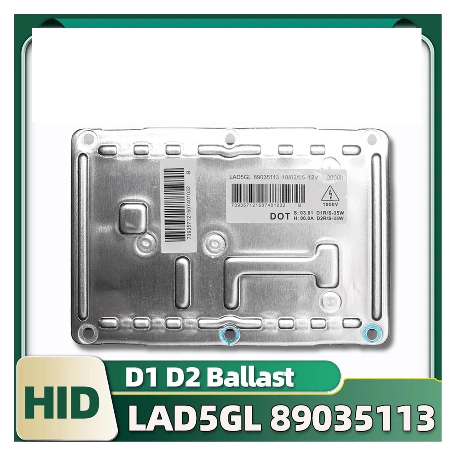 Ballast de Voiture LAD5GL 89035113 Xénon HID Phare D1S D1R D2S D2R Module de Ballast 4 Broches 7701207586 7701207587 pour Laguna 2003 2004 2005