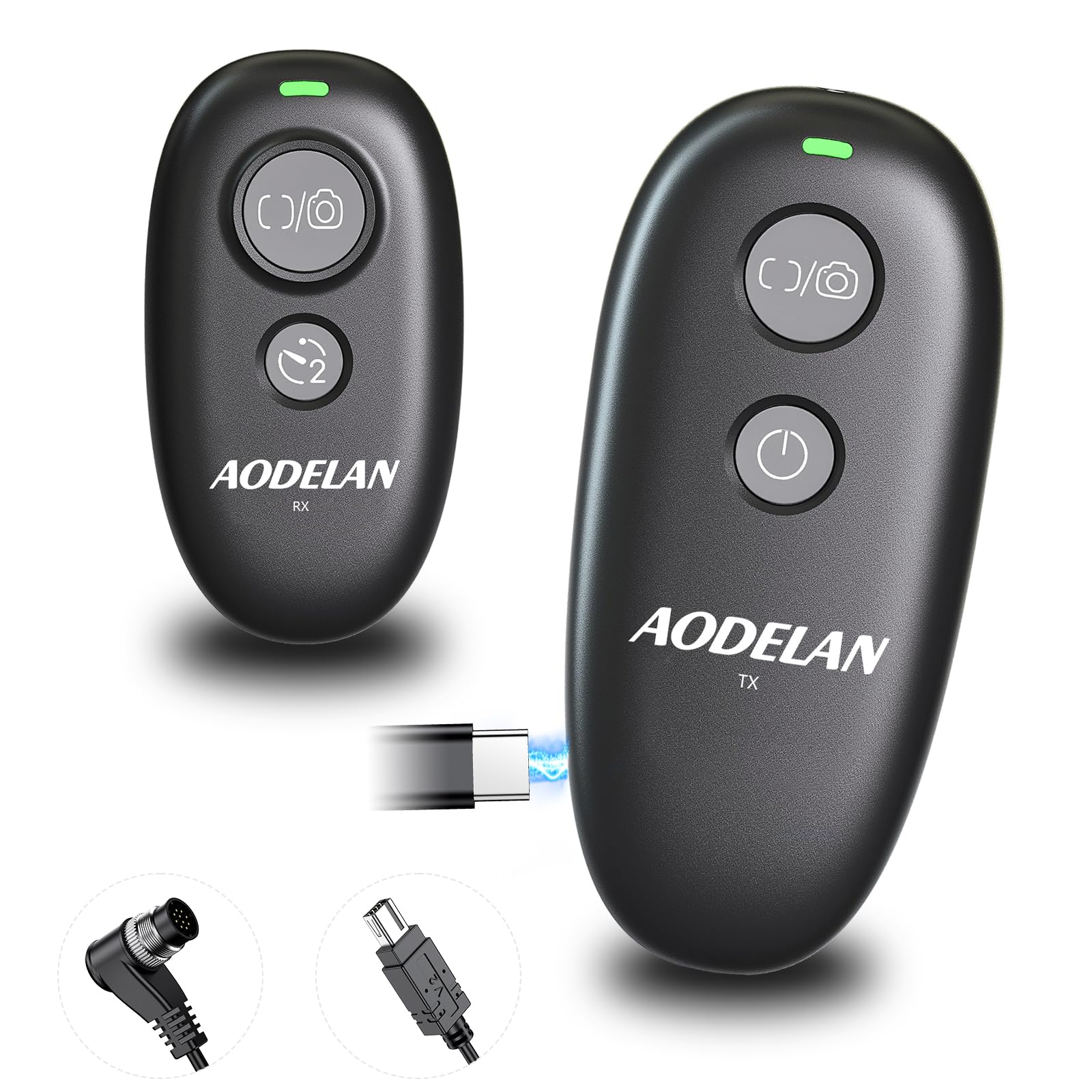 Upgraded Rechargeable USB-C Wireless Camera Shutter Release Remote Control