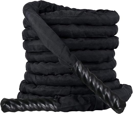 Kobo Professional Battle Rope for Gym 1.5-inch Thick Exercise Rope (Imported) (15)