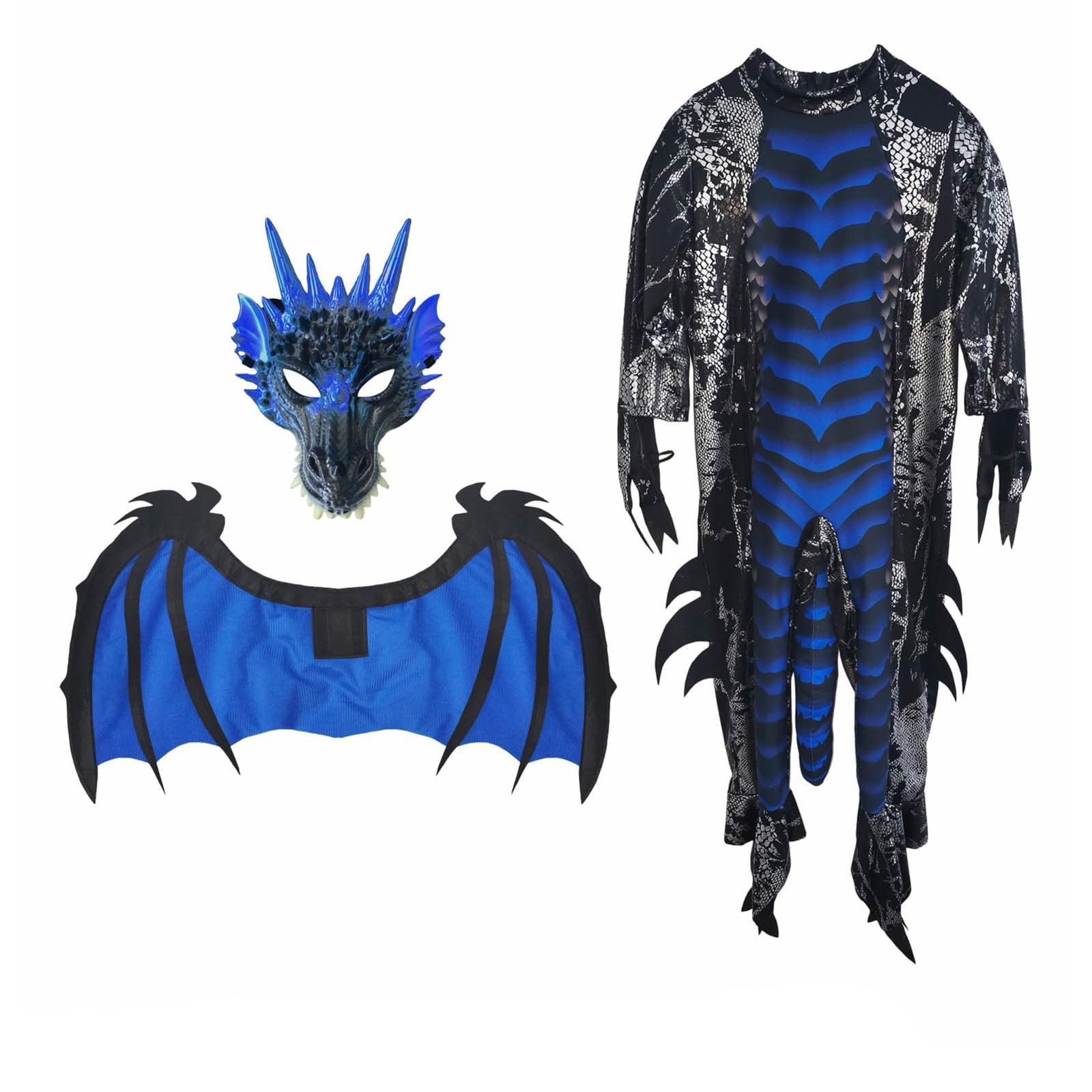 Halloween KostüM Kinder Dinosaurier-Cosplay Mittelalterliches Hofkleid für Halloween-Partys Bühnenauftritte Cosplay-Events Fantasievolle Verkleidung mit Dino-Motiv für Festliche Anlässe