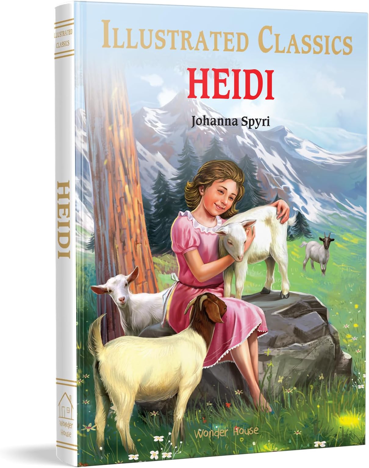 Heidi : Illustrated Abridged Children Classics English Novel with Review Questions