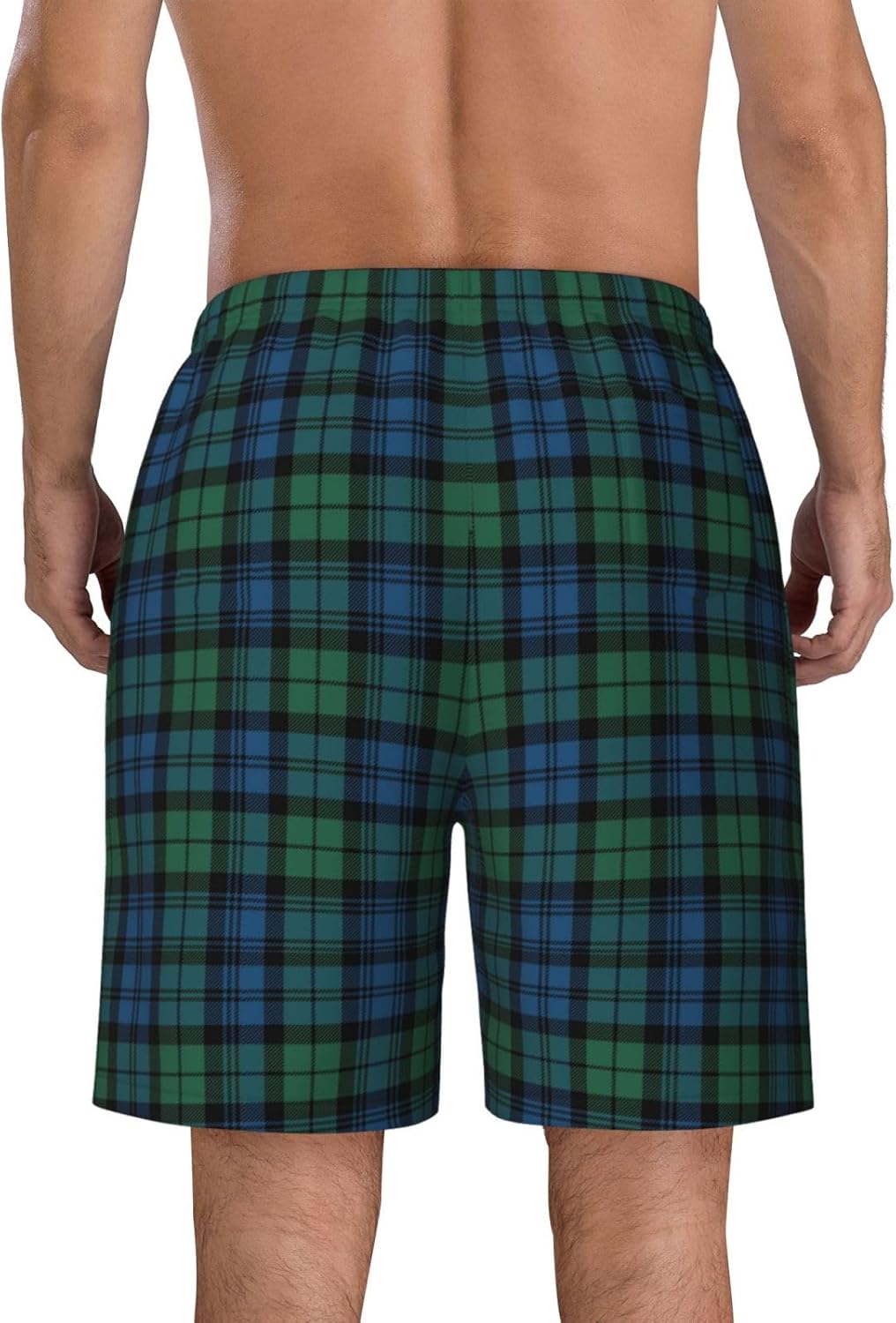 Men's Swim Trunks, Quick Dry Beach Shorts Summer Cool Beach Shorts with Mesh Lining