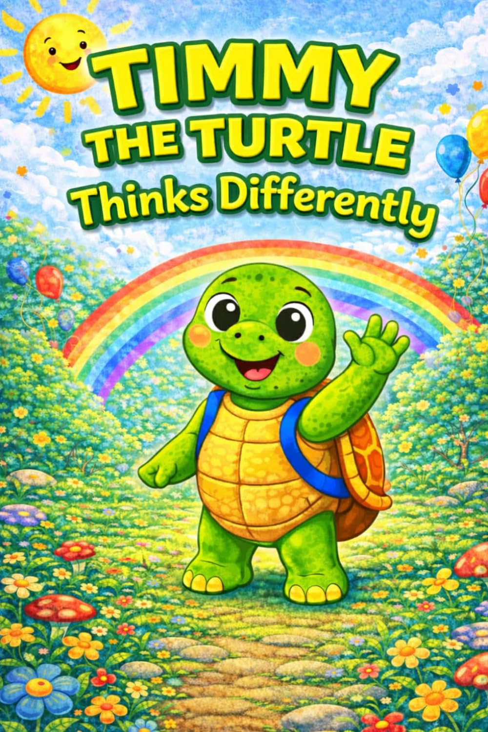 Timmy the Turtle Thinks Differently: Educational book for autism awareness
