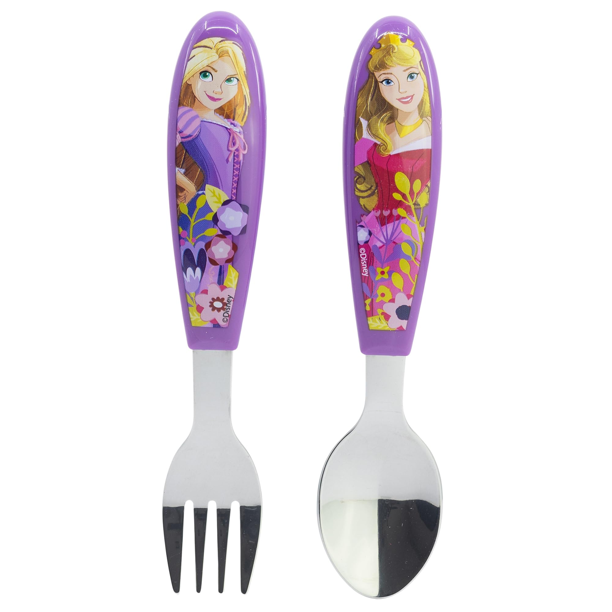 Disney Kinderbesteck Disney Princess Kinderbesteck Set 2-teilig Löffel & Gabel