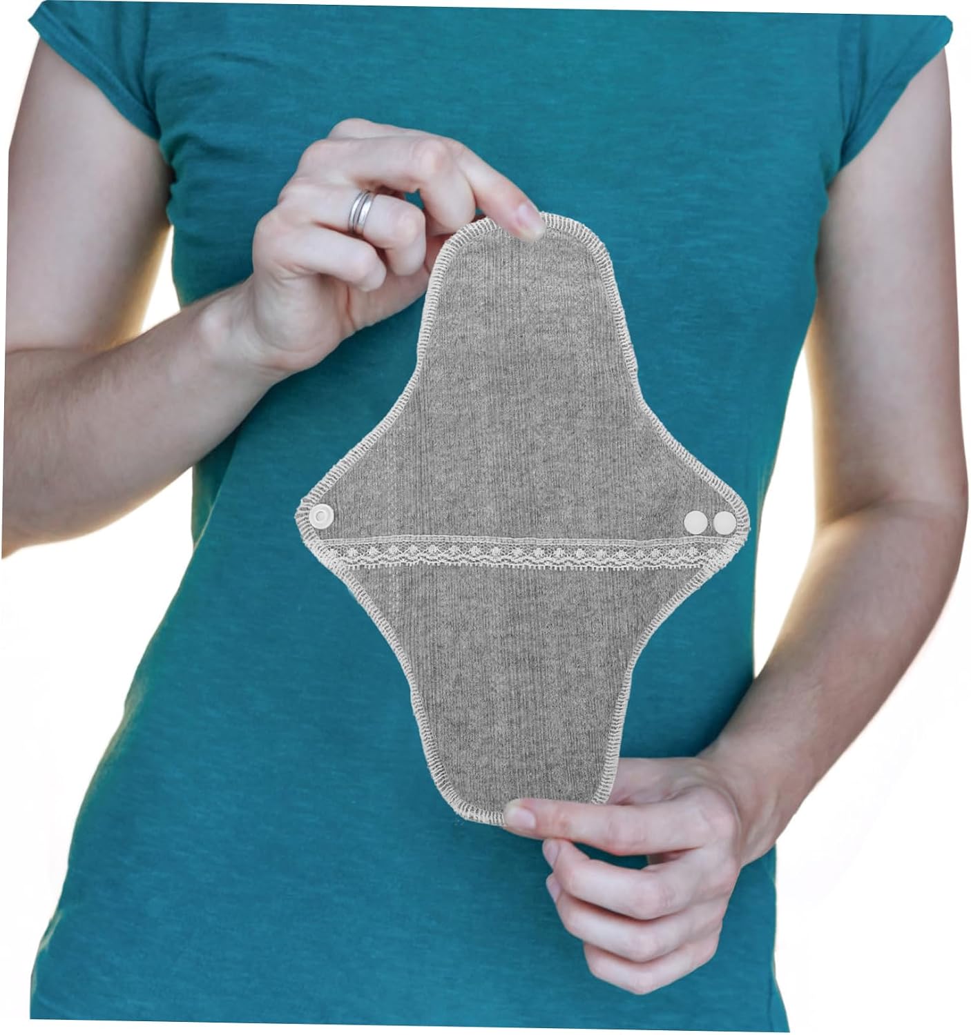 3pcs Reusable Washable Cotton Pad -Leak Design for Women Soft Breathable Menstrual Towel for Travel and Everyday Use Random Color