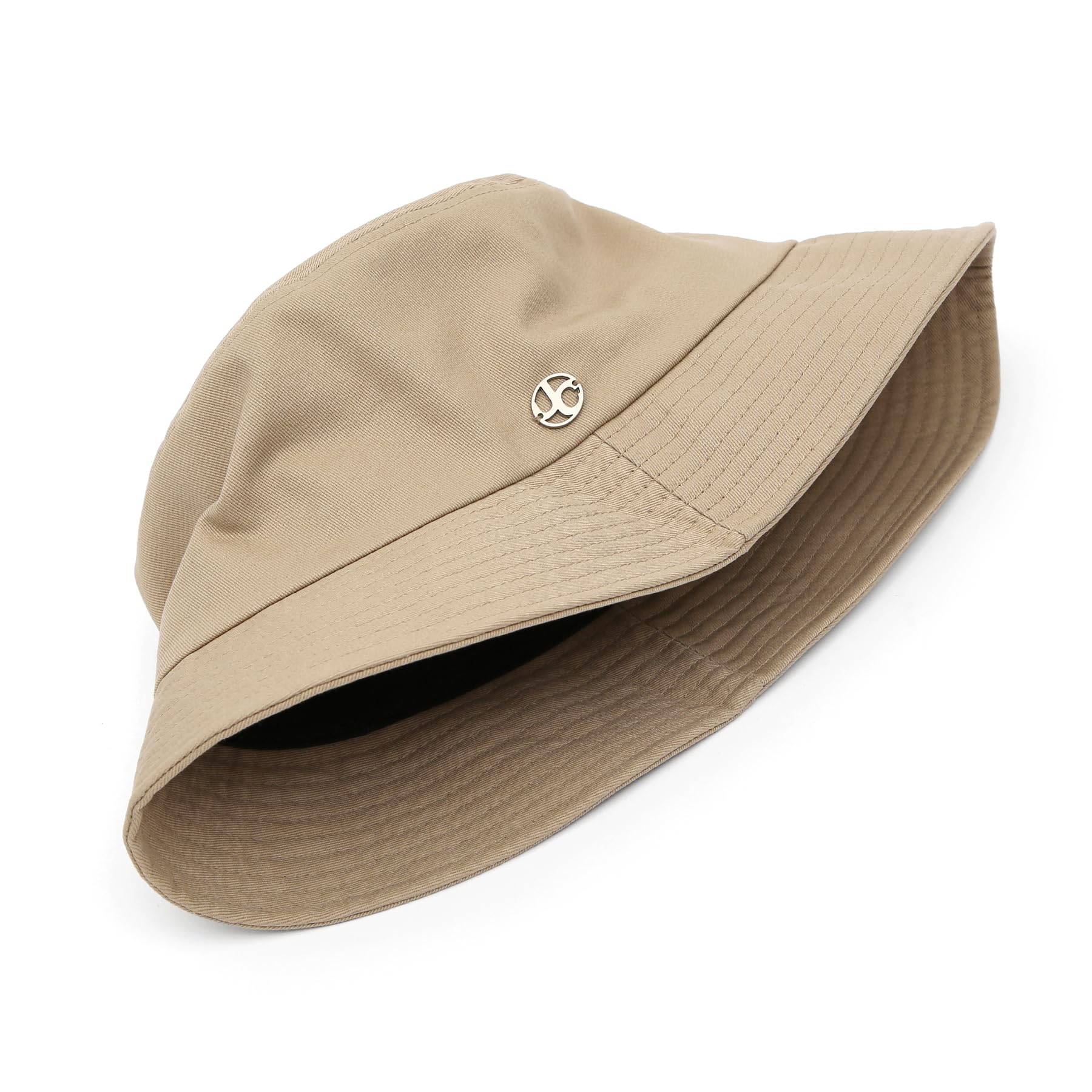UNDERCONTROL Chapeau Bob Extra Large Surdimensionné XXL Mega pour Grosse Tête Étiquette en Acier Cousue À La Main Couleur Unie Unisexe Grande Taille Chapeau De Soleil Coréen Protection UV