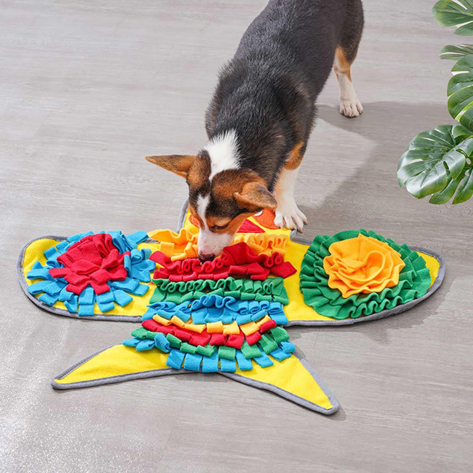 Giocattolo di peluche del cane Snuffle farcito erogazione rondini giocattoli da masticare interattivi