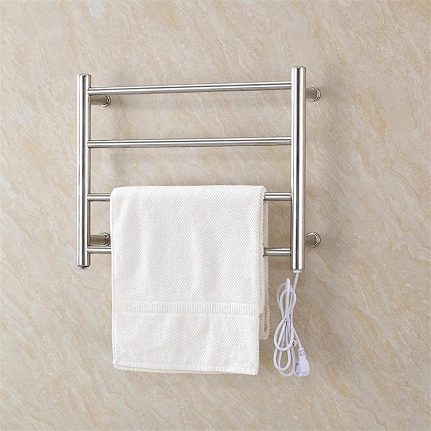 Heated Towel Rail Rails Heated Towel Rack, Wall Mounted Towel Warmer, Electrci Towel Warmer, The Latest 4Th Generation Electric Towel Rack in 2020 (Size : Plugin)