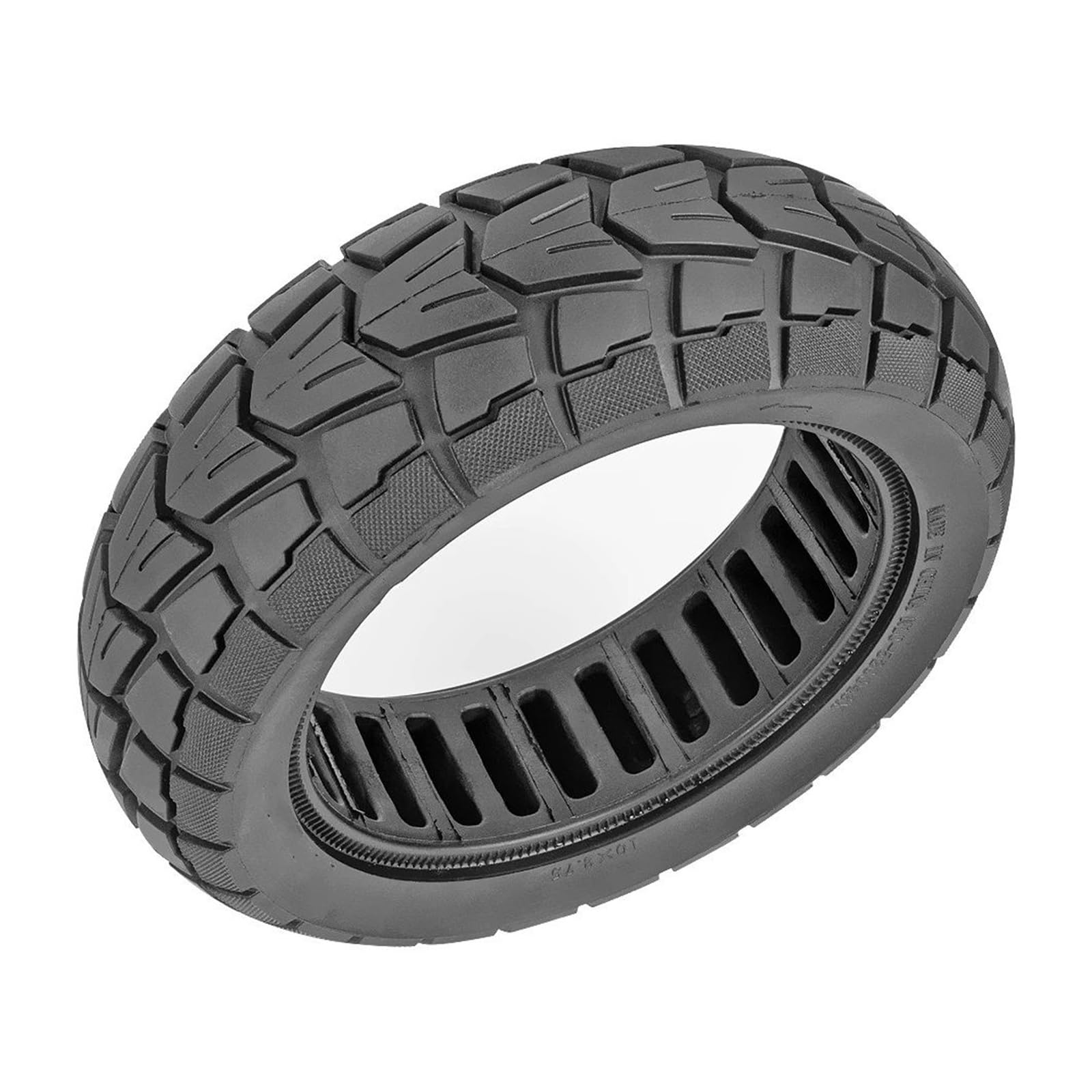 Neumático sólido for patinete eléctrico, compatible con Speedway, 5, Dualtron, 3 y KuGoo,. todoterreno G-Booster G2 Pro de 10 pulgadas, x 2,75, 85/65-6 rueda de scooter de goma maciza