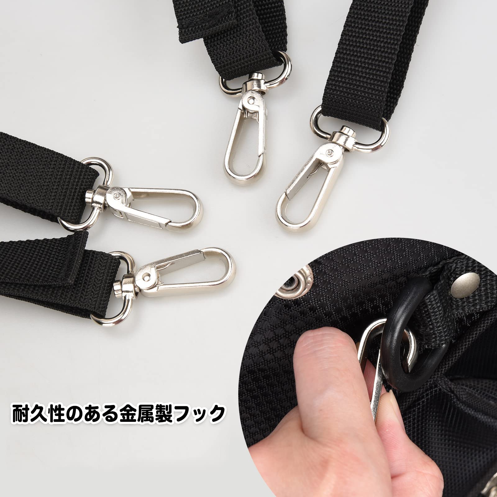 Amazon | [クラフトマン] ゴルフキャディバッグ専用 ショルダーベルト