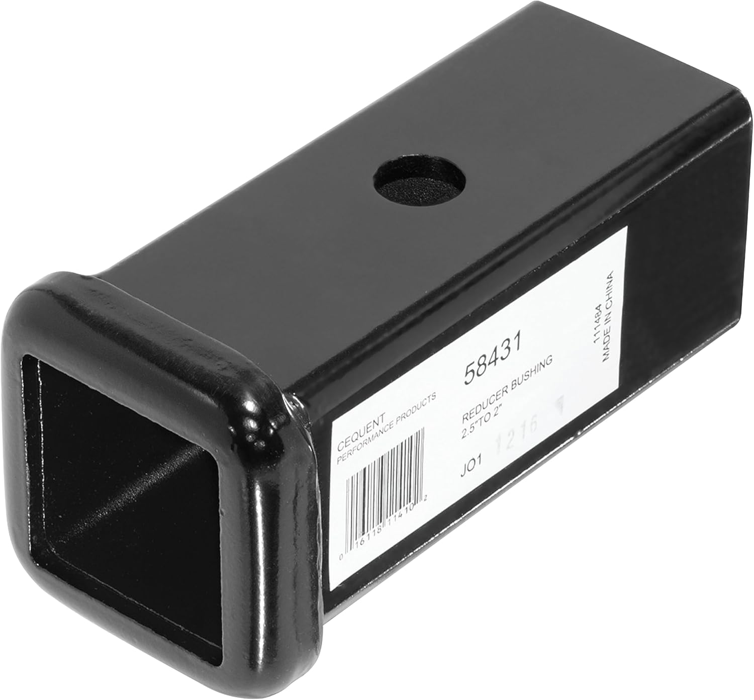 Reese Towpower Draw-Tite 58431 Trailer Hitch Adapter, from 2-1/2 Inch to 2 Inch Square Receiver, 7 Inch Length