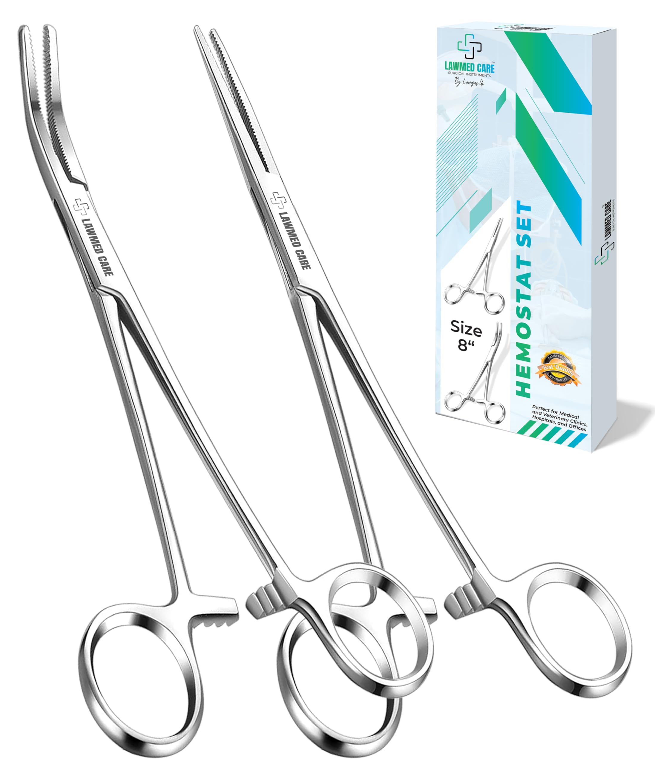 Kelly Hemostat Forceps - Precision Surgical Tool for Medical and Crafting Applications (5.5" Curved) — Amazon image 8