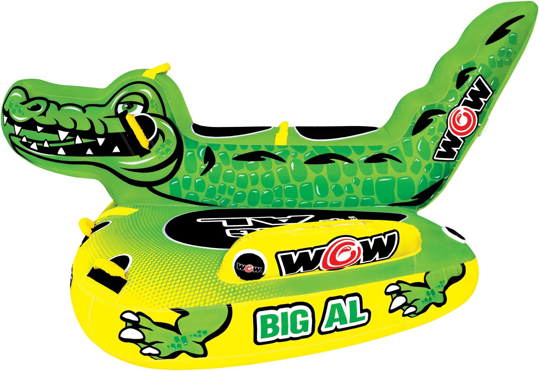 WOW World of Watersports Big Al Jr. 1 2 3 or 4 Person Inflatable Towable Tube for Boating, 19-1070