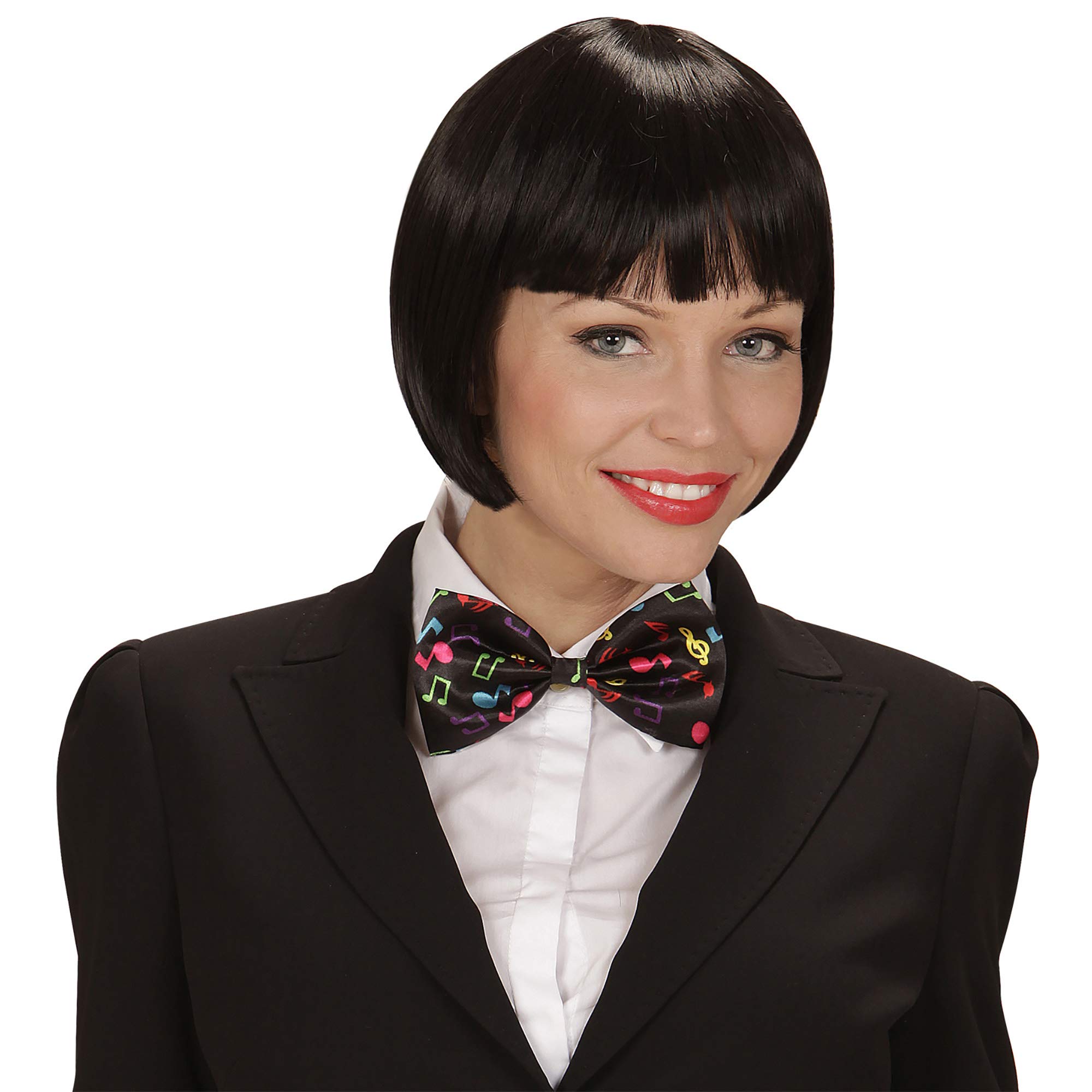 Widmann 05736 ? Bow Tie Black with Musical Note Multicoloured, in one Size, Multi-coloured - Image 4