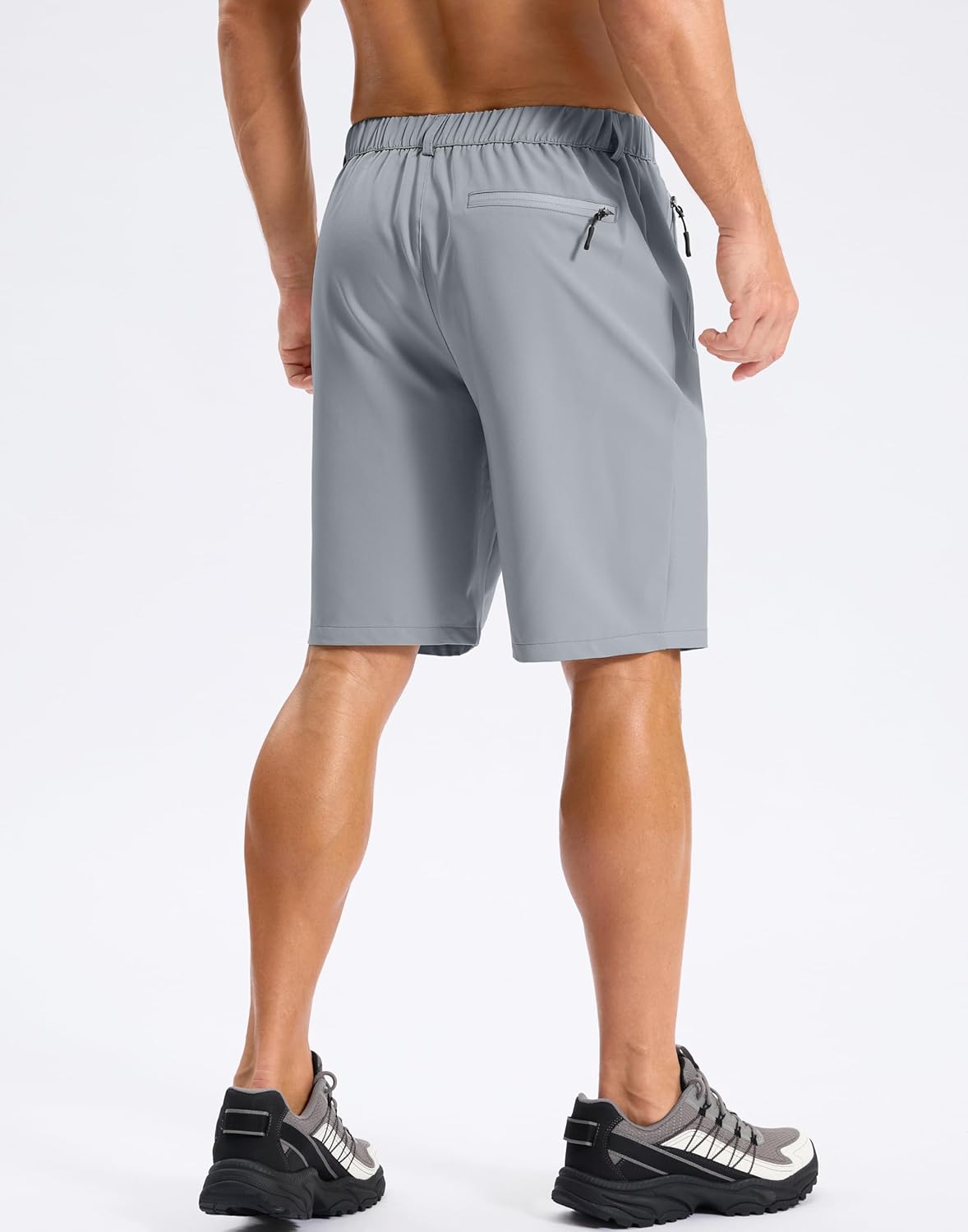 Pudolla Mens Hiking Shorts 5"/7"/9" Lightweight Quick Dry Casual Golf Shorts for Men Work Fishing with 3 Zipper Pockets - Image 3