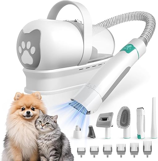 8VR ZL-001 All-in-One Dog Grooming Vacuum Kit