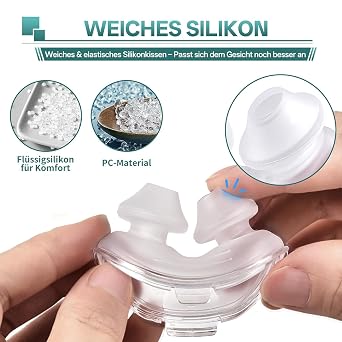 3PCS Replacement Silicone Cushion Compatible with ResMed AirFit P10 Nasal Pillow CPAP Mask – Soft, Leak-Free Fit for Comfortable Sleep Therapy(Medium)