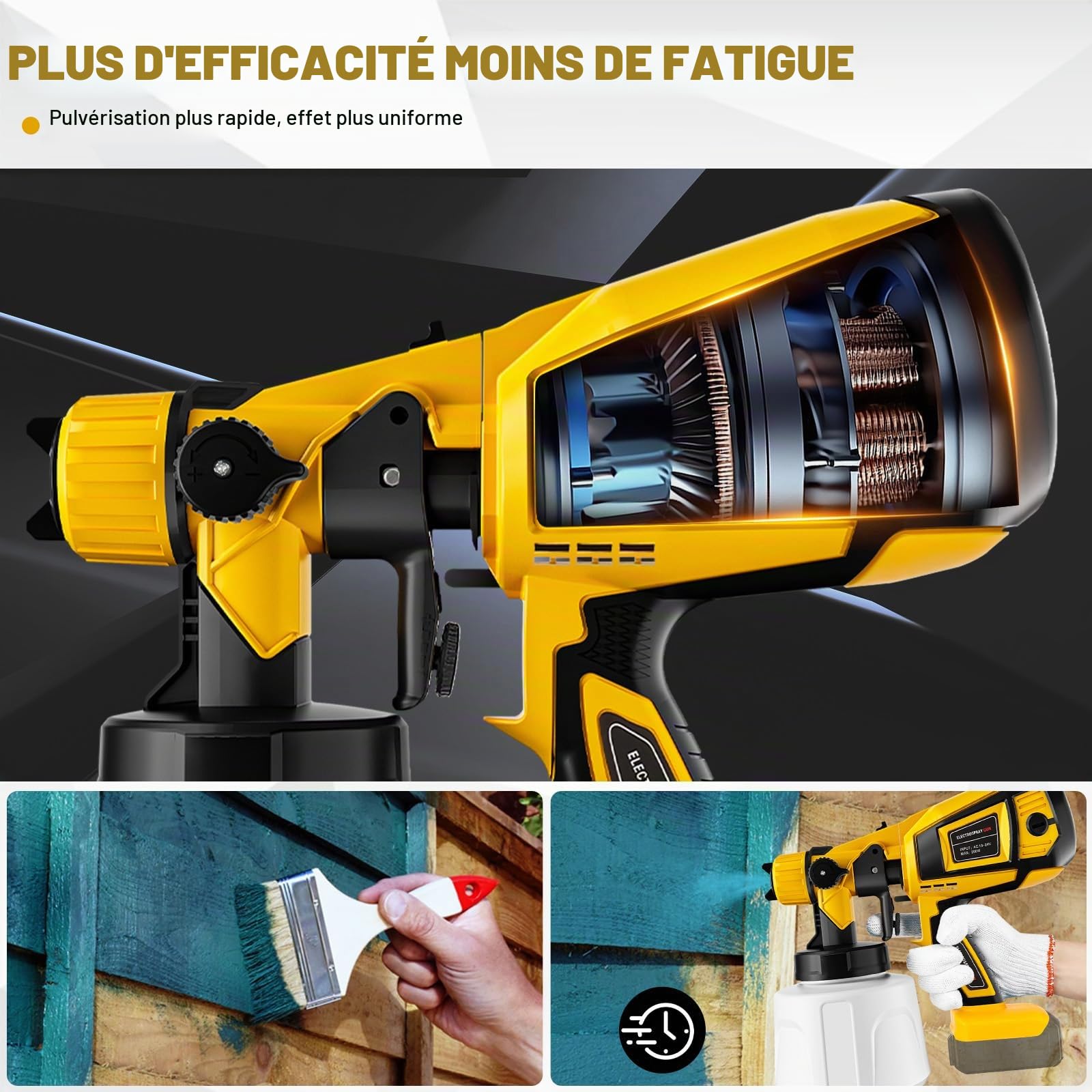Système de pulvérisation sans Fil pour Dewalt 20V (sans Batterie)
