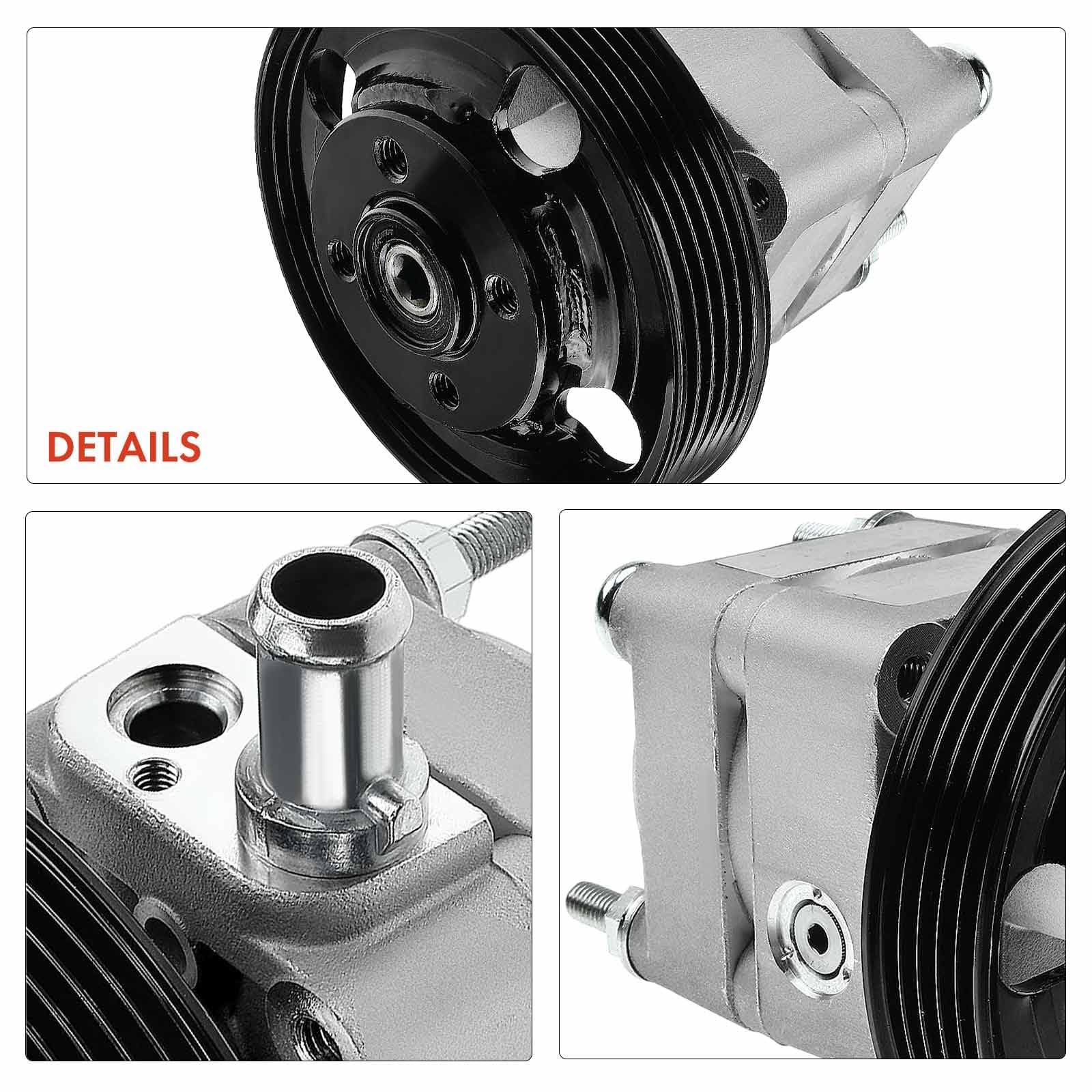 Frankberg Servopumpe Hydraulikpumpe Lenkung Kompatibel mit S80 II 124 2.4L 2.5L 2006-2012 V70 III 135 2.4L 2.5L 2007-2012 XC70 II 136 2.4L 2007-2009 Diesel/Benzin Replace #6G913A696NA