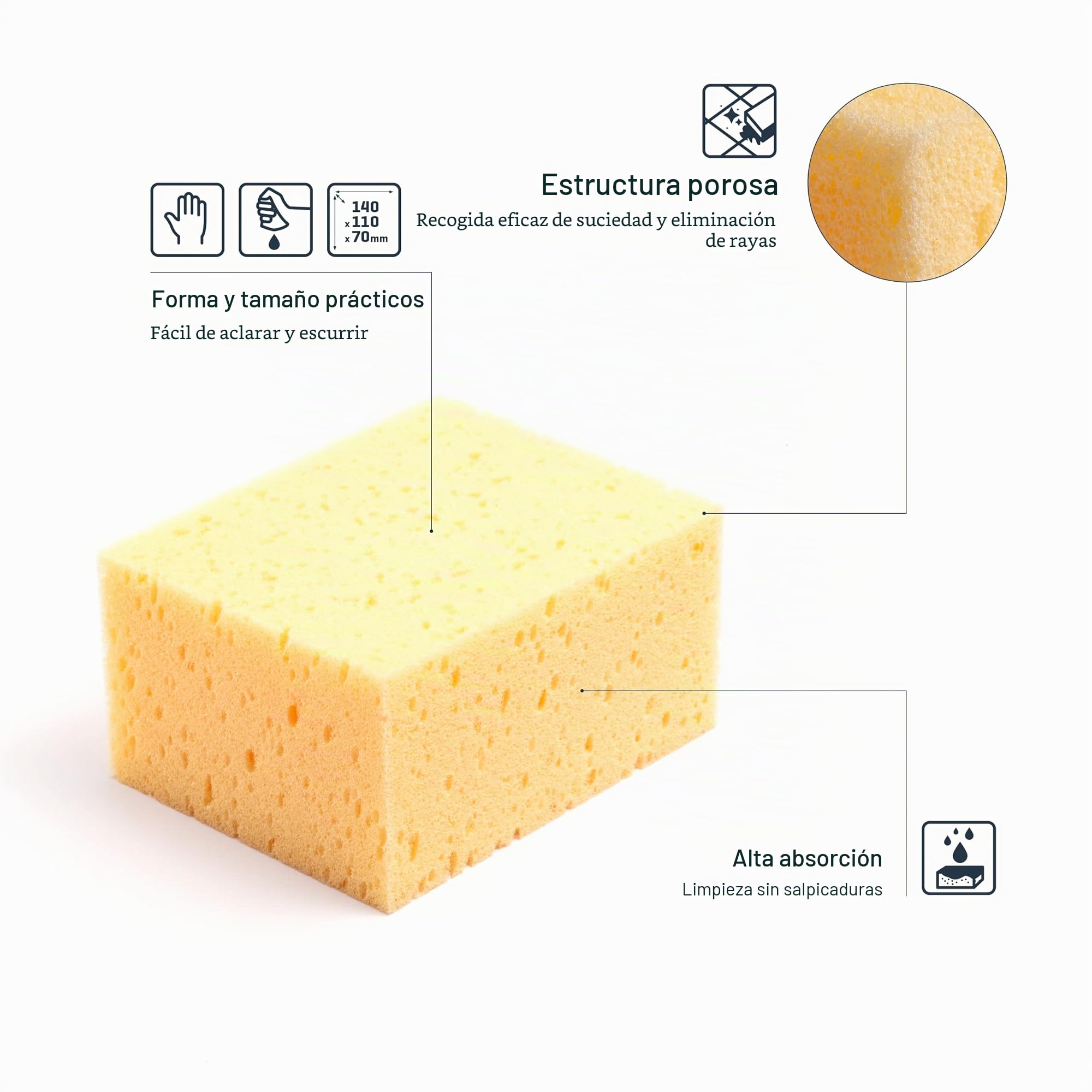 COMENSAL® Cubeta Alicatador 24L - XL - Conjunto de Limpieza de Baldosas 15 Piezas - Juego de Lavado con Ruedas - Rodillos - Rejilla - Made in EU