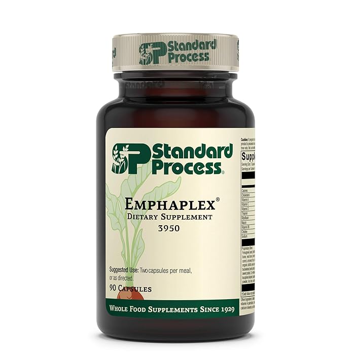 Buy Standard Process Emphaplex Whole Food Lungs Supplement Lung