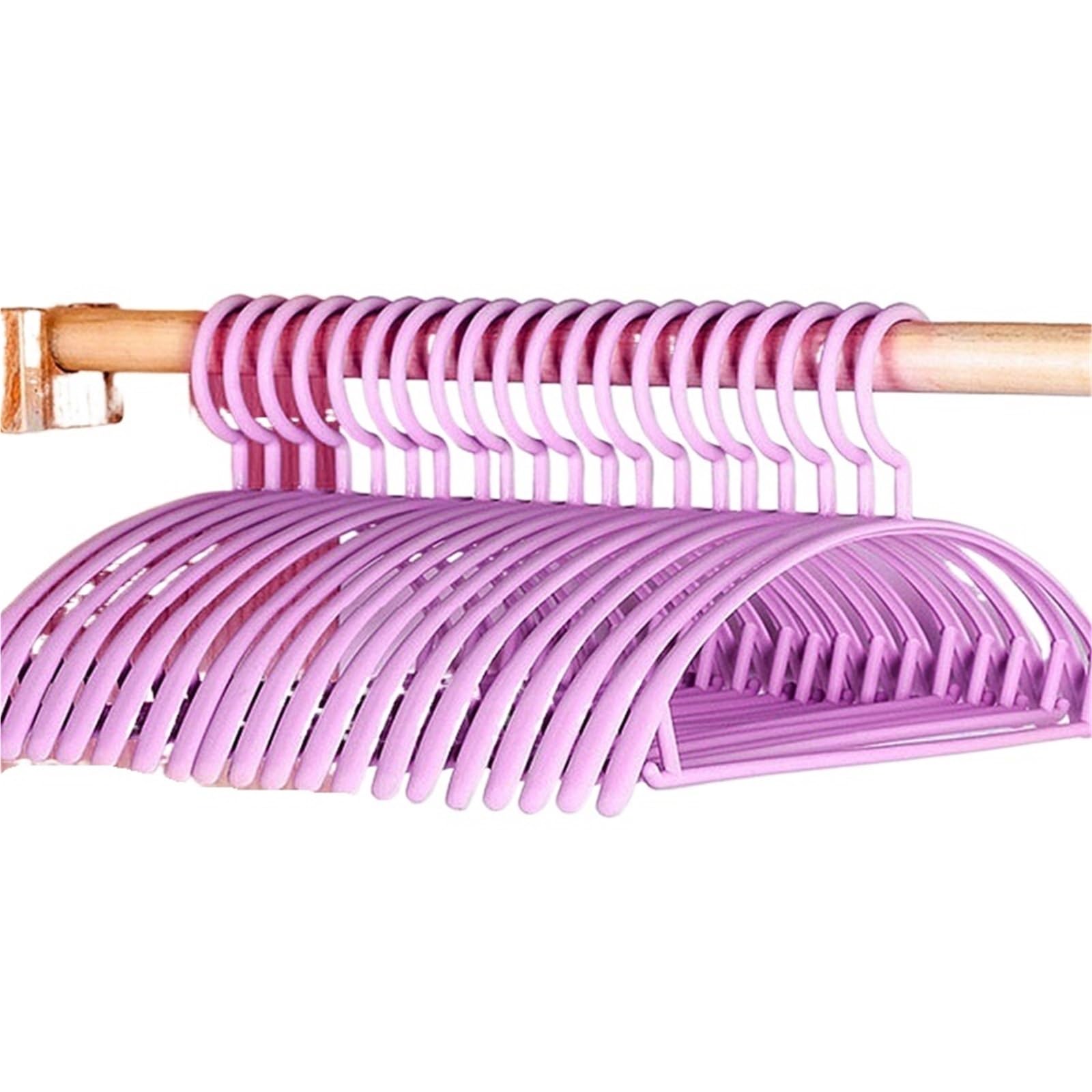 Hangers Adult Non-slip Hangers 10PCs/set Semi-circle Seamless Bold Hanging Wet And Dry Support Household Clothes