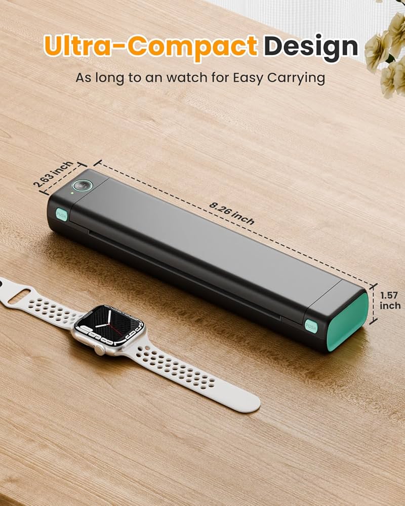 Pmo M08F プリンター Amazon.com: Phomemo Portable Printers Wireless for Travel