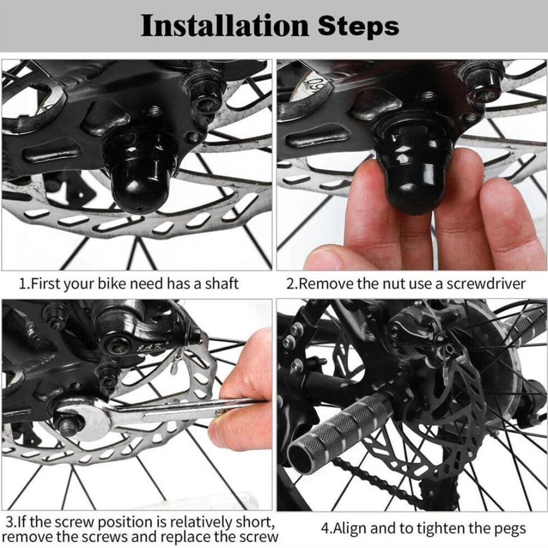 Bike Peg Foot Peg Aluminum Alloy Foot Rest Cycling Accessory for Rode Bike 2PCS Foot Pegs Foot Rest Bike Accessories