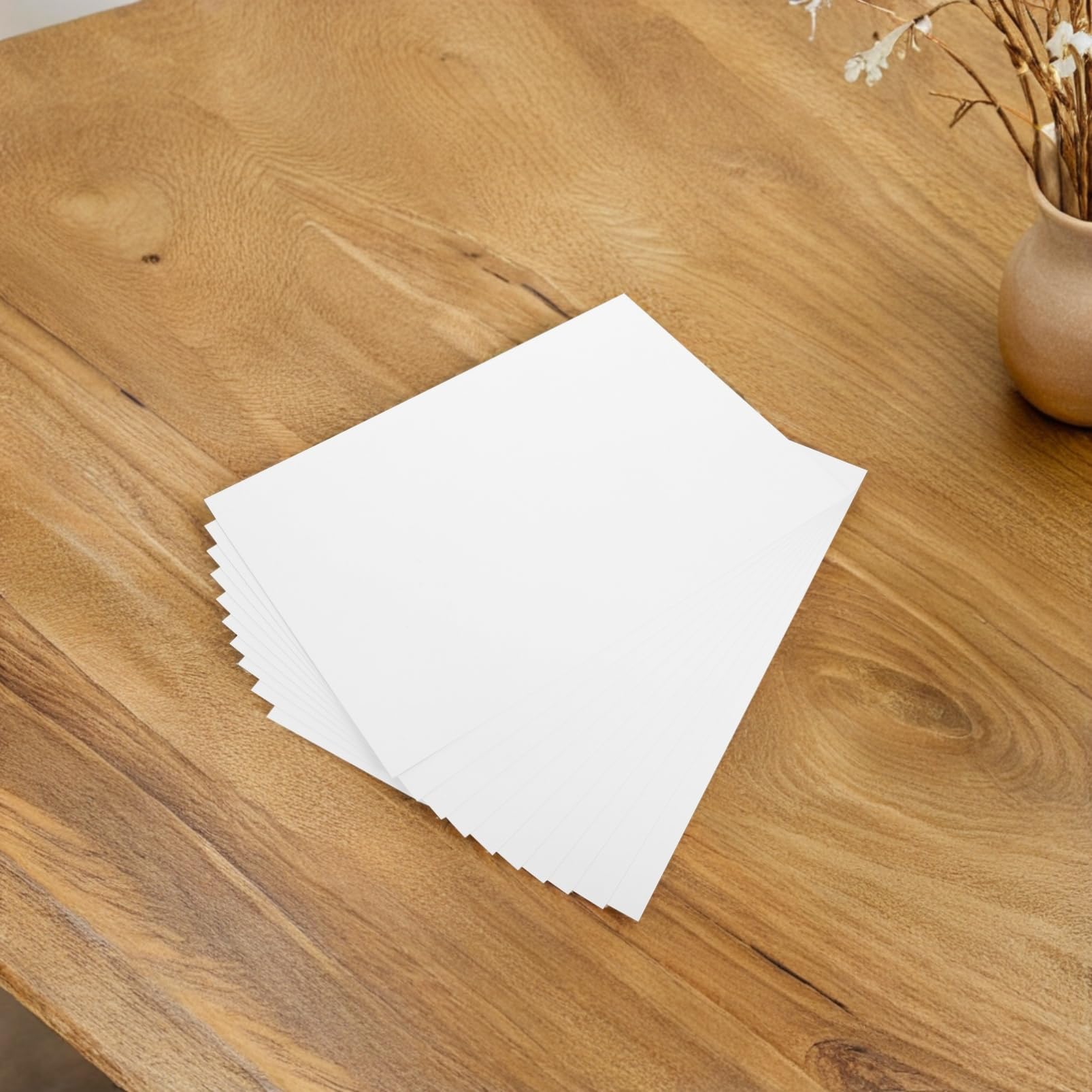 FONDOTIN 10feuilles Papier Aquarelle Format Épais M² Texture Lin pour Peinture Gouache et Dessin