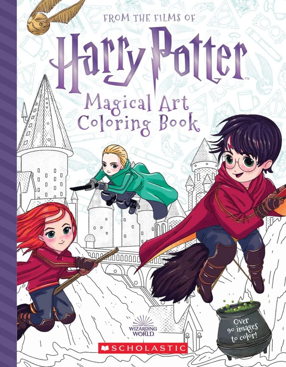 Scholastic Harry Potter: Magical Art Coloring Book