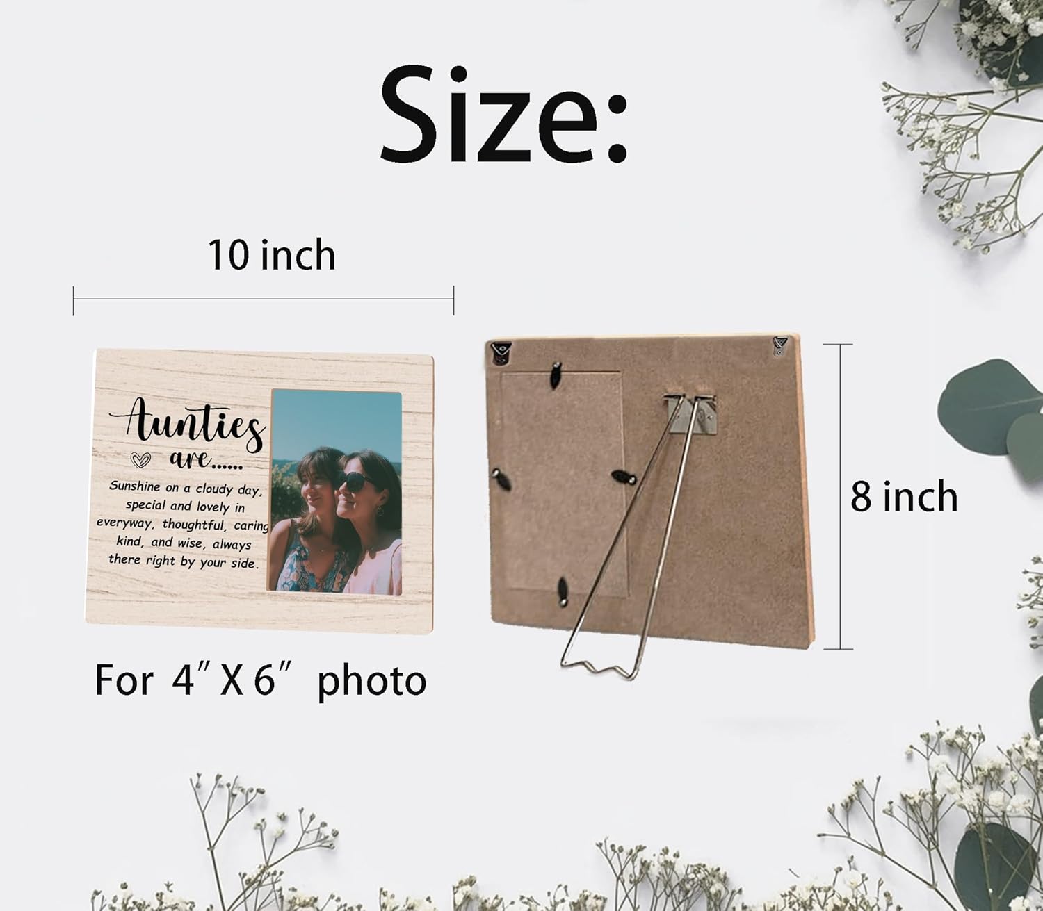 Gifts for Aunt,Aunt Gifts from Niece Nephew,Aunt Picture Frame 4x6 - Image 7