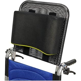 Wheelchair Headrest Neck Support Head Pillow for Adults Wheelchair Padding Head Rest Attachment Back Cushion Wheelchair Accessories Headrest Extender Cervical Head Positioner (Black)