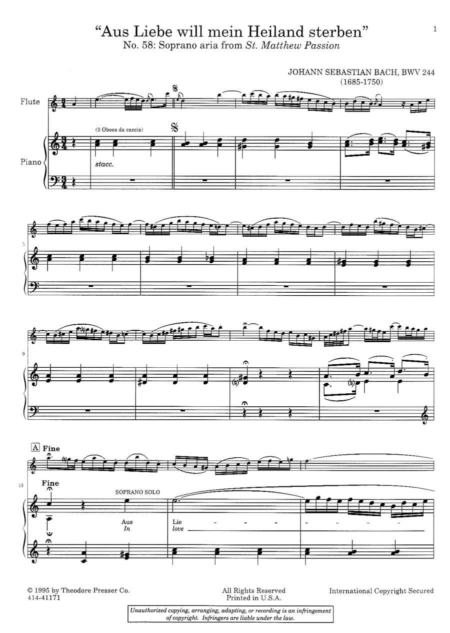 Orchestral excerpts flute traversiere