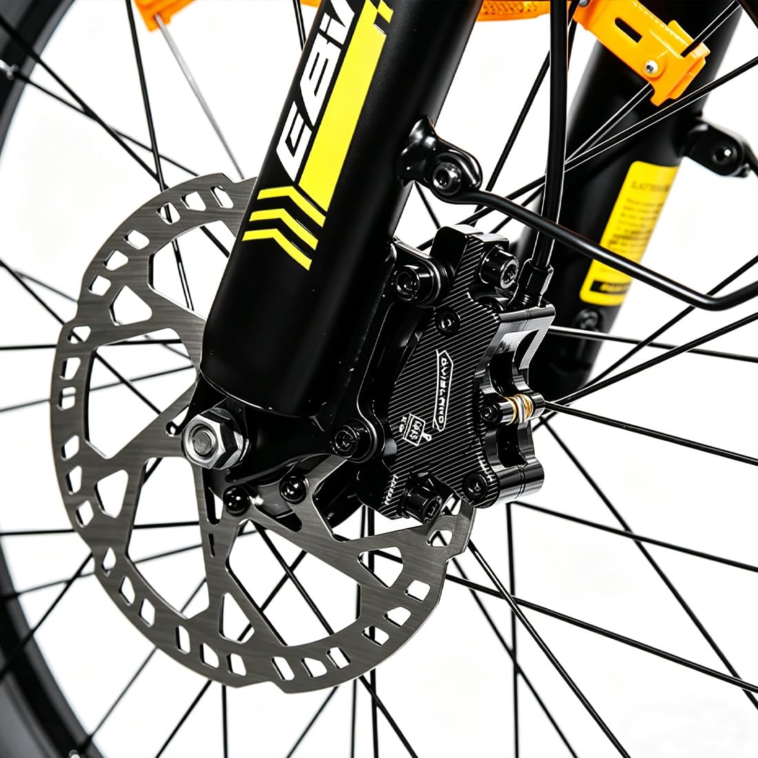Kinsella Bicicleta eléctrica todoterreno C93 de 20 x 4,0 pulgadas, estilo motocicleta, potente motor de 250 W, 7 velocidades, 48 V 20 Ah, bicicleta eléctrica para adultos de larga autonomía.
