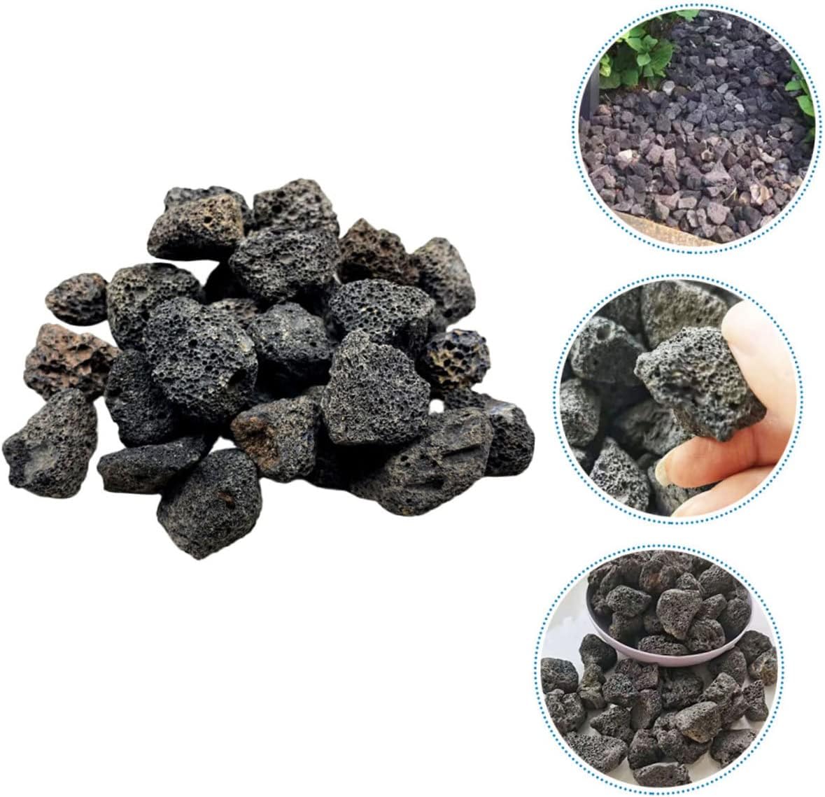 1bag Natural Volcanic Stones for Aquarium Decoration Rock for Fish Tanks Potted Plants Landscaping and Craft Projects