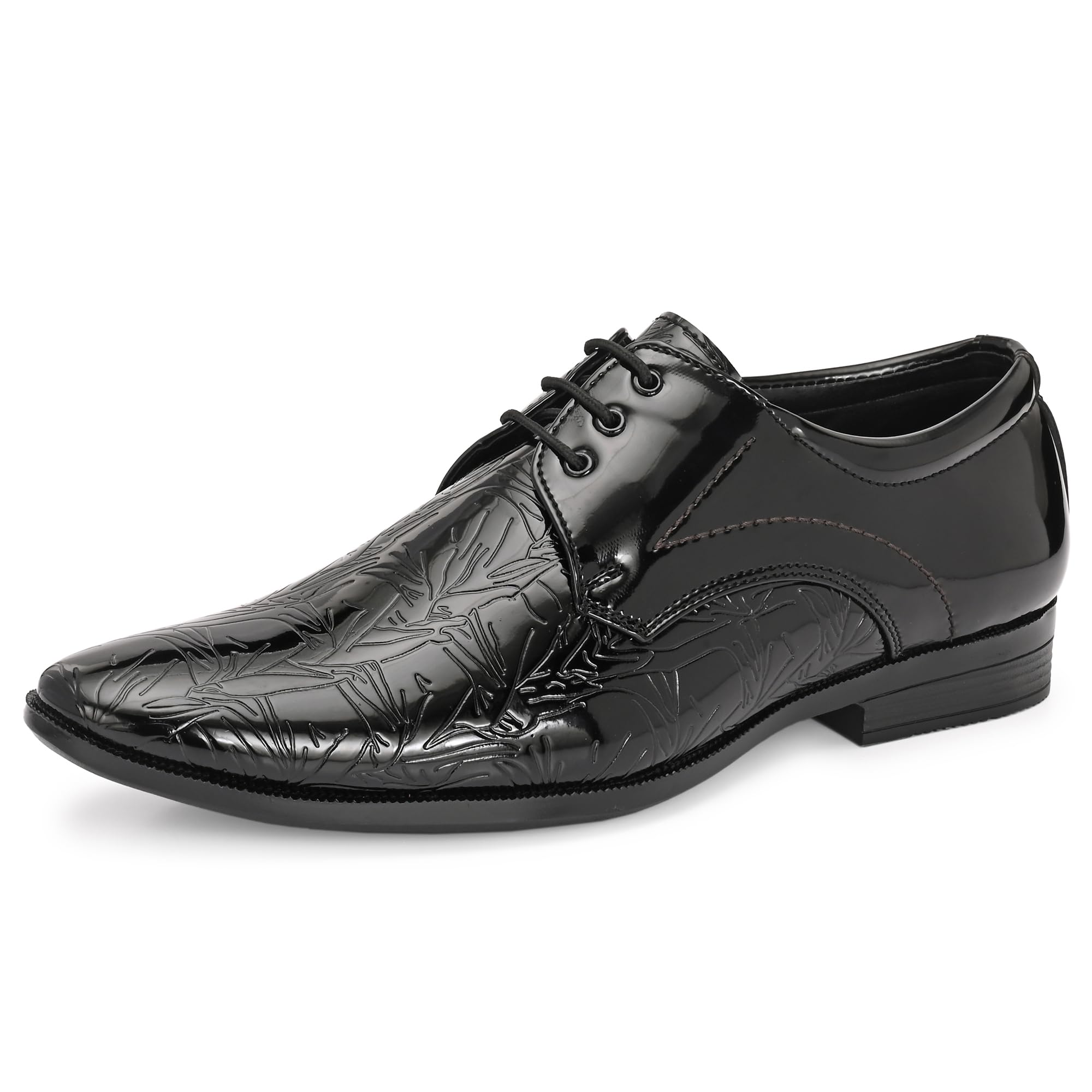 centrino Men’s Formal Lace-Up Shoes | Soft & Comfortable Formal Shoe| Lace-Up, Textured Detail, Formal Business Style| Design Formal Shoes | Stylish-Looking Footwear (9362)-picture-24
