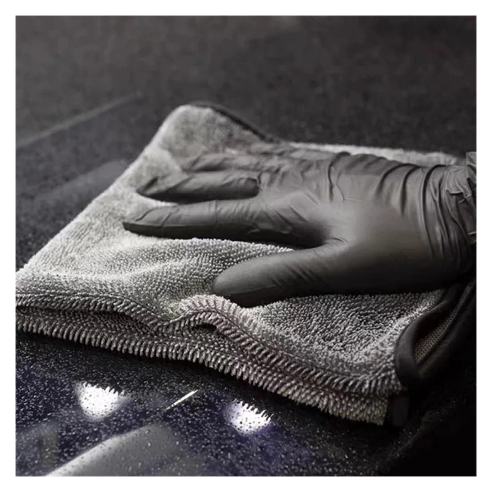 Paño de Limpieza de Microfibra for Coche, Absorbente, Suave, Trenzado y Que no Deja Marcas.