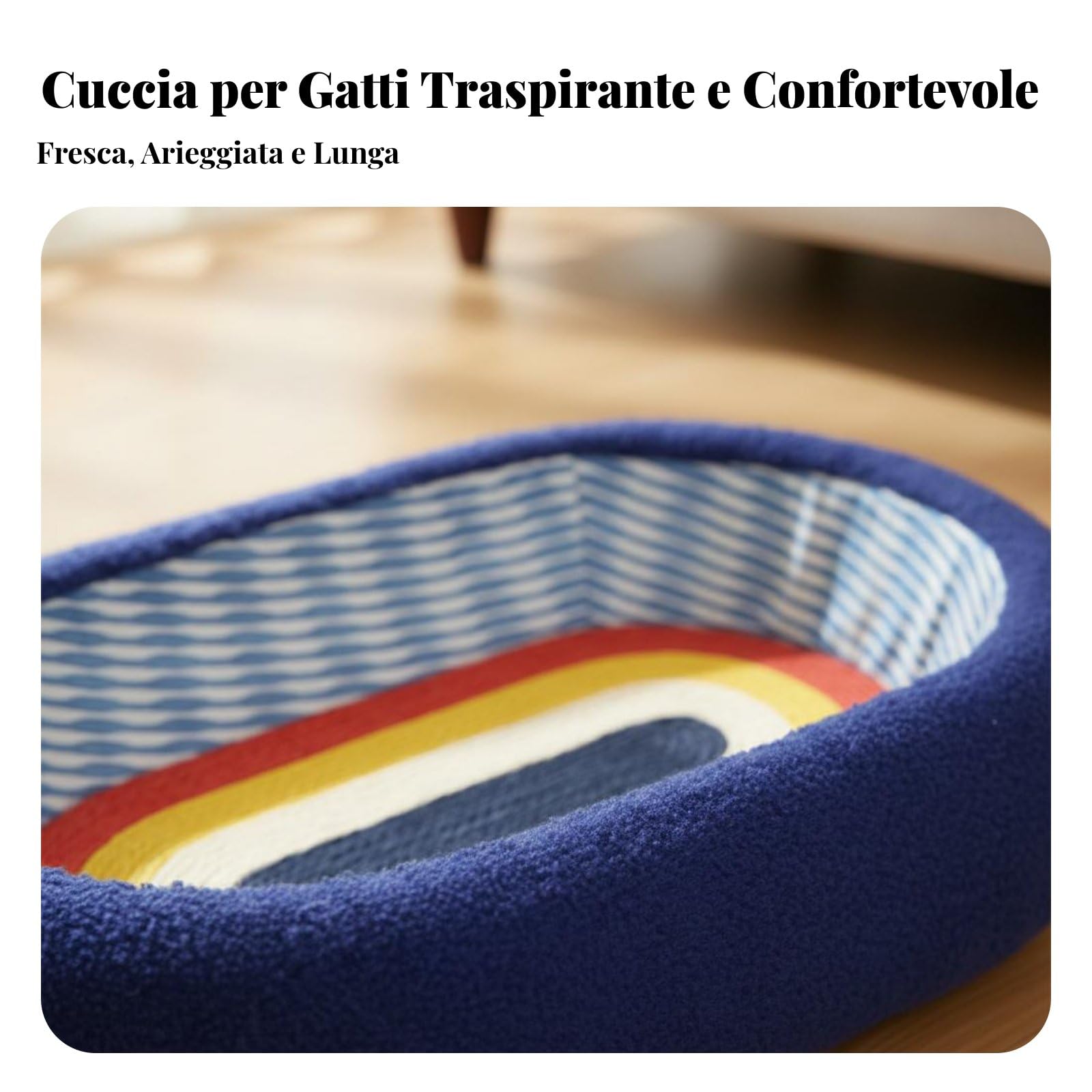 Tavoletta Tiragraffi per Gatti Arricchita da Ciotola Ergonomica Palla Divertente Tappetino Antiscivolo Corda di Sisal Resistente Adatto per Riposo, Marrone Ovale