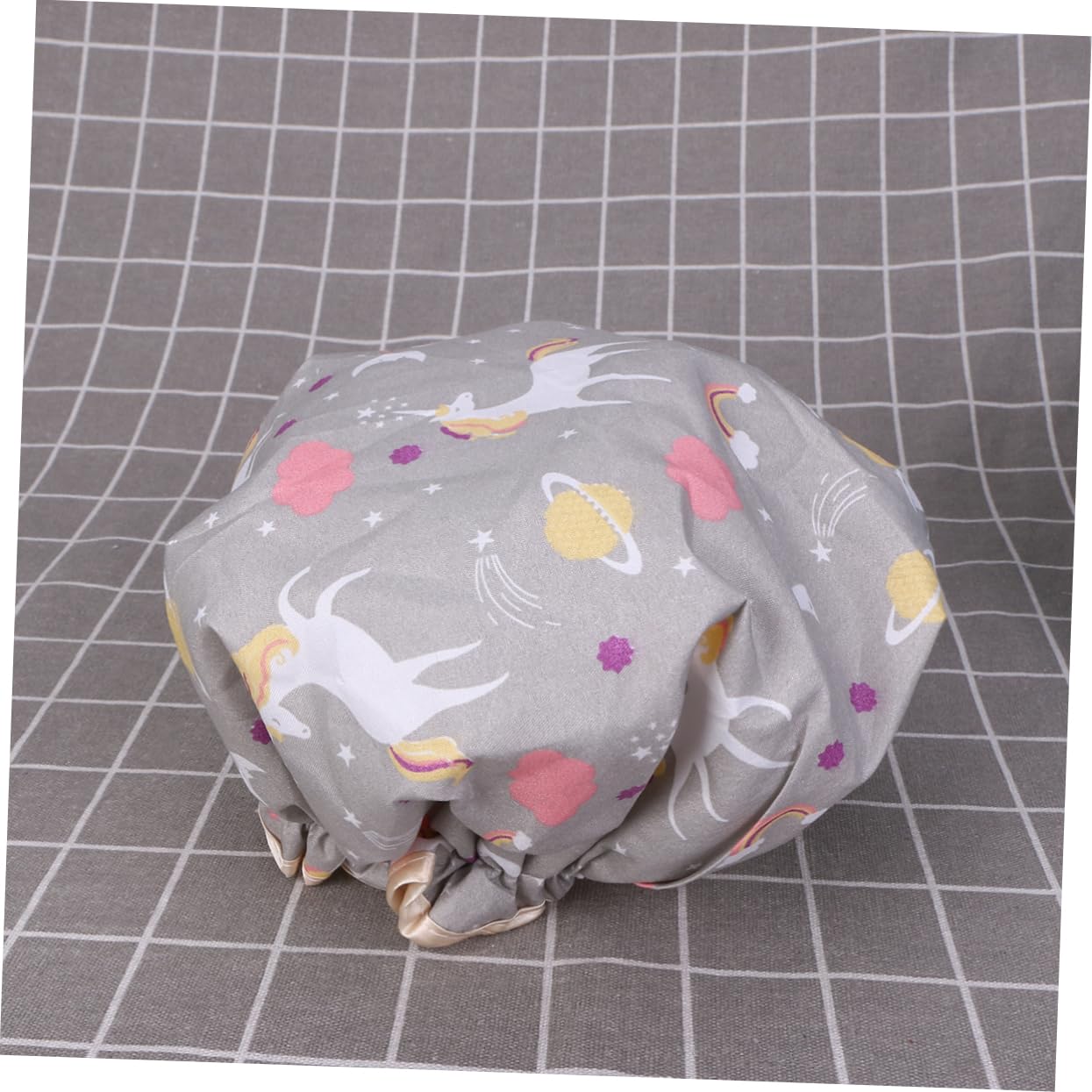 ABOOFAN 12stücke Doppellagige Wasserdichte Duschhaube Mit Einhorn- Elastisch Für Damen Duschen Spa Make-up Und Gesichtsreinigung Farben Grün Schwarz